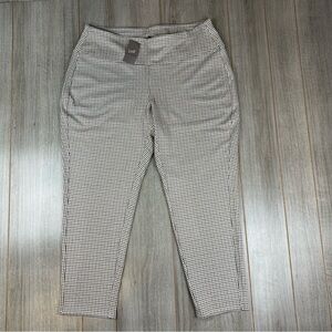 J.Jill Wearever Collection Houndstooth Legging Pull on Pant XLP Petite Ankle NEW